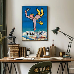 Wallis Swiss Adventure Awaits Poster