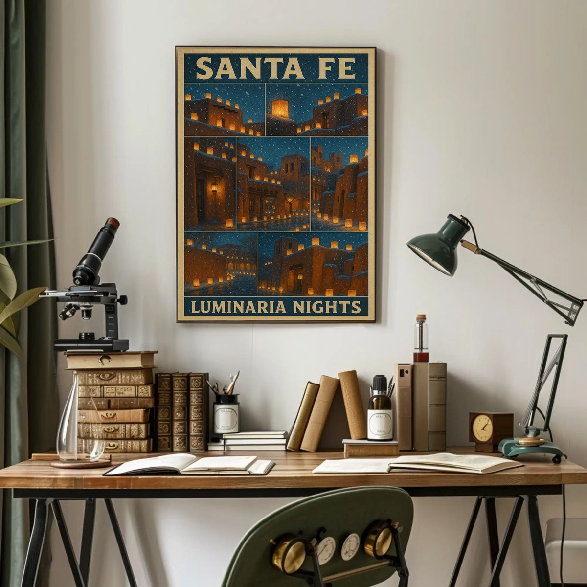 Santa Fe Luminaria Nights Poster