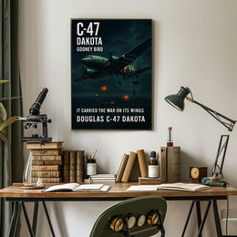 Douglas C-47 Dakota The Gooney Bird Poster