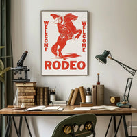 Welcome Rodeo Poster PosterGoat