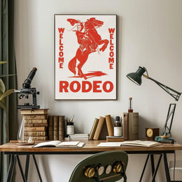 Welcome Rodeo Poster PosterGoat