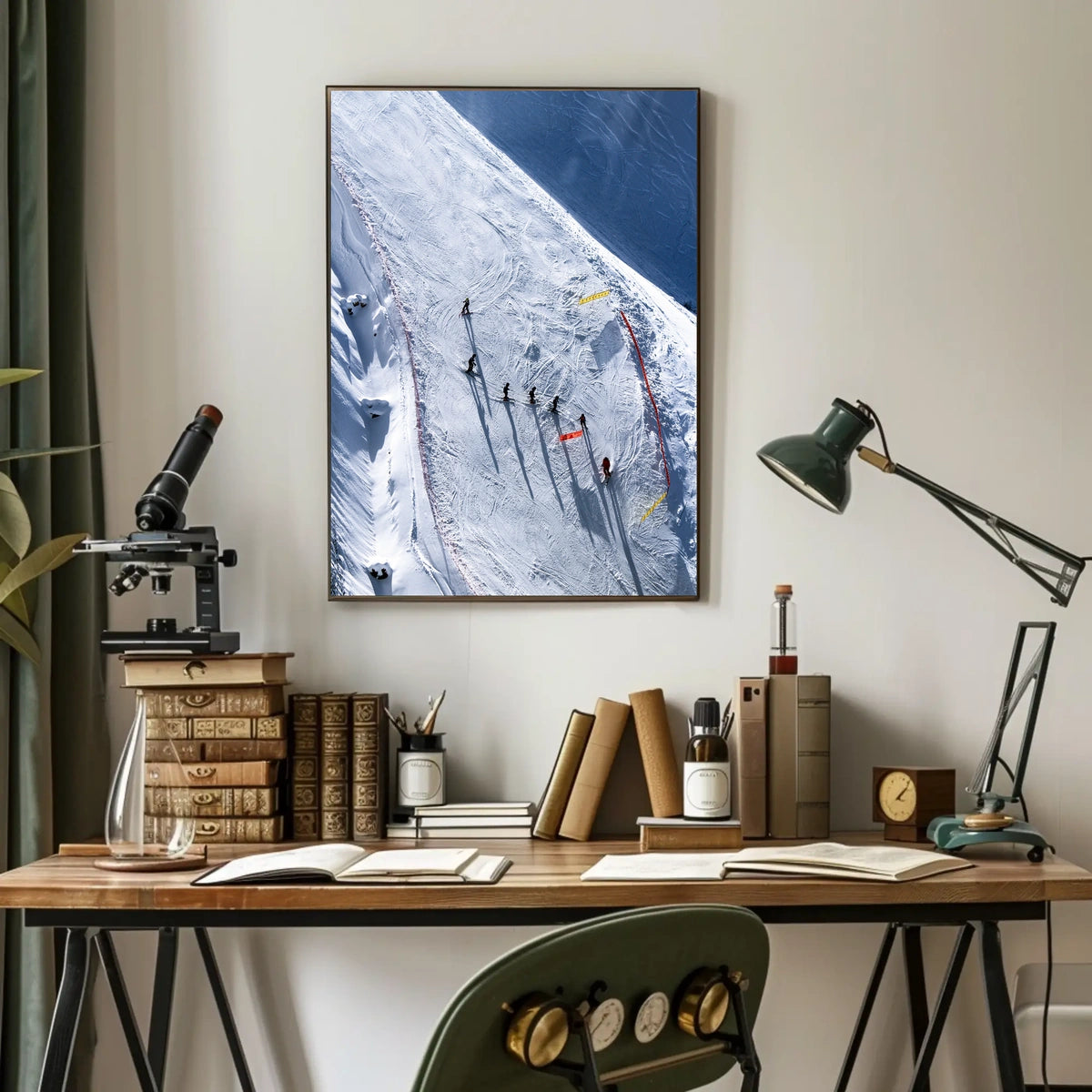 Winter Adventure On The Slopes Poster