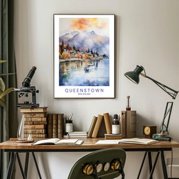 Queenstown Tranquility Poster PosterGoat