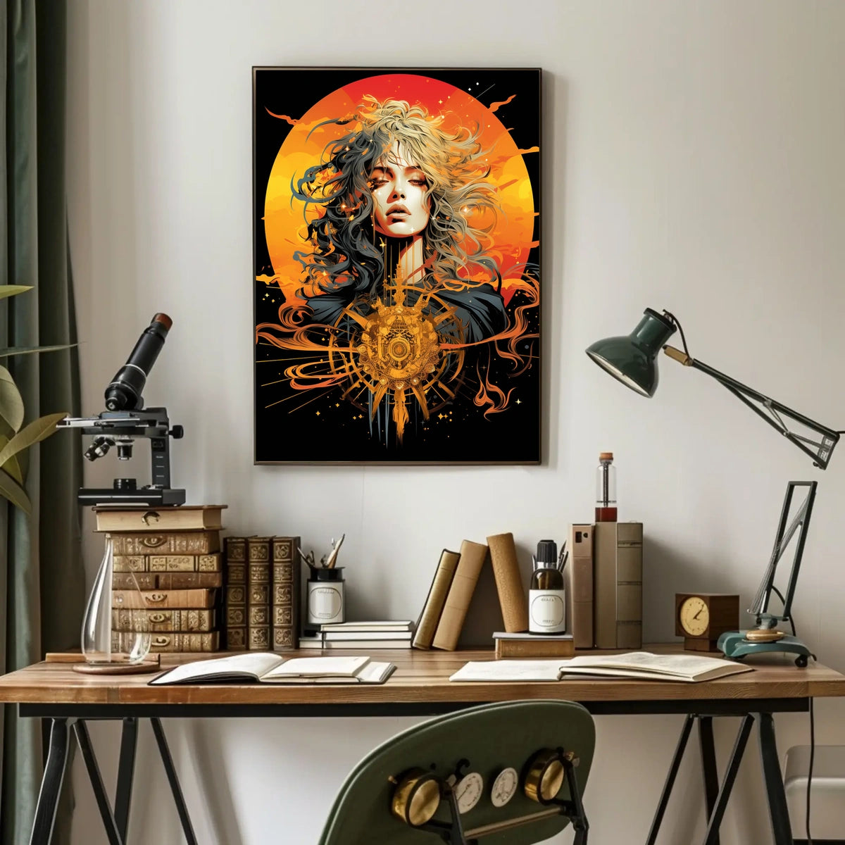 Dual Nature Surreal Fantasy Art Poster Print
