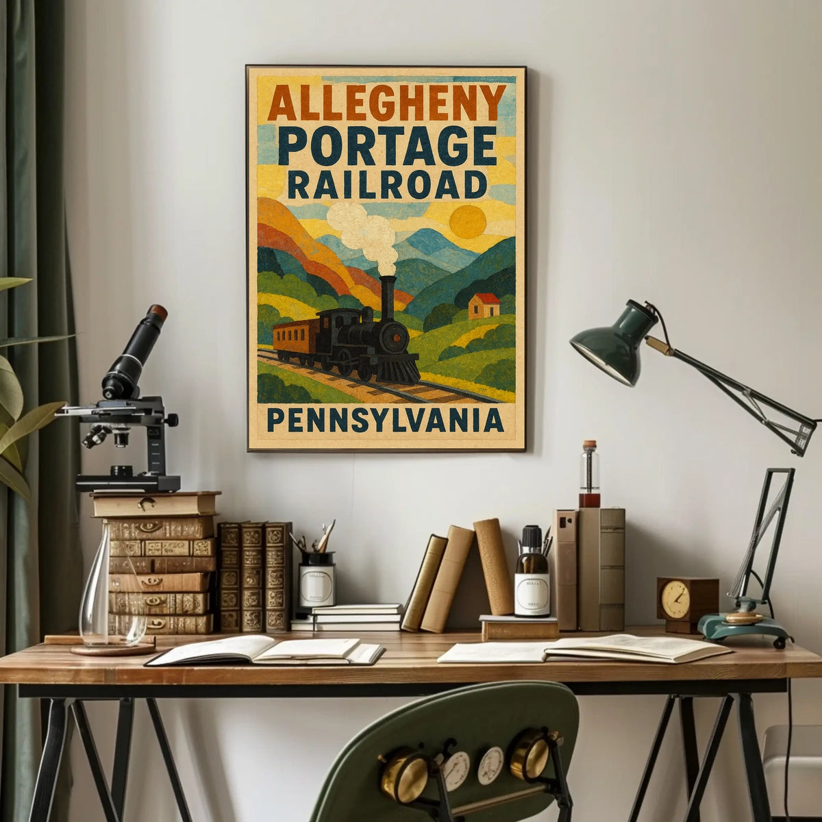 Allegheny Portage Railroad Poster