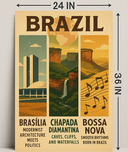 Discover Brazil Poster PosterGoat