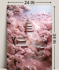 Cherry Blossom Dreamscape Poster