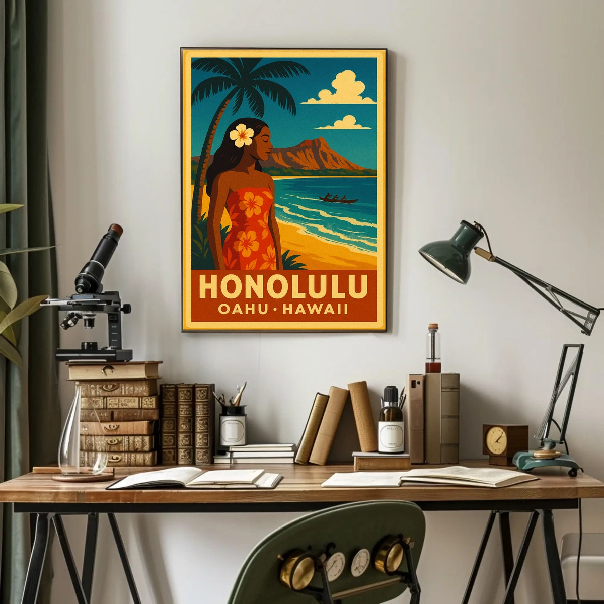 Honolulu Paradise Poster