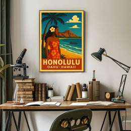 Honolulu Paradise Poster