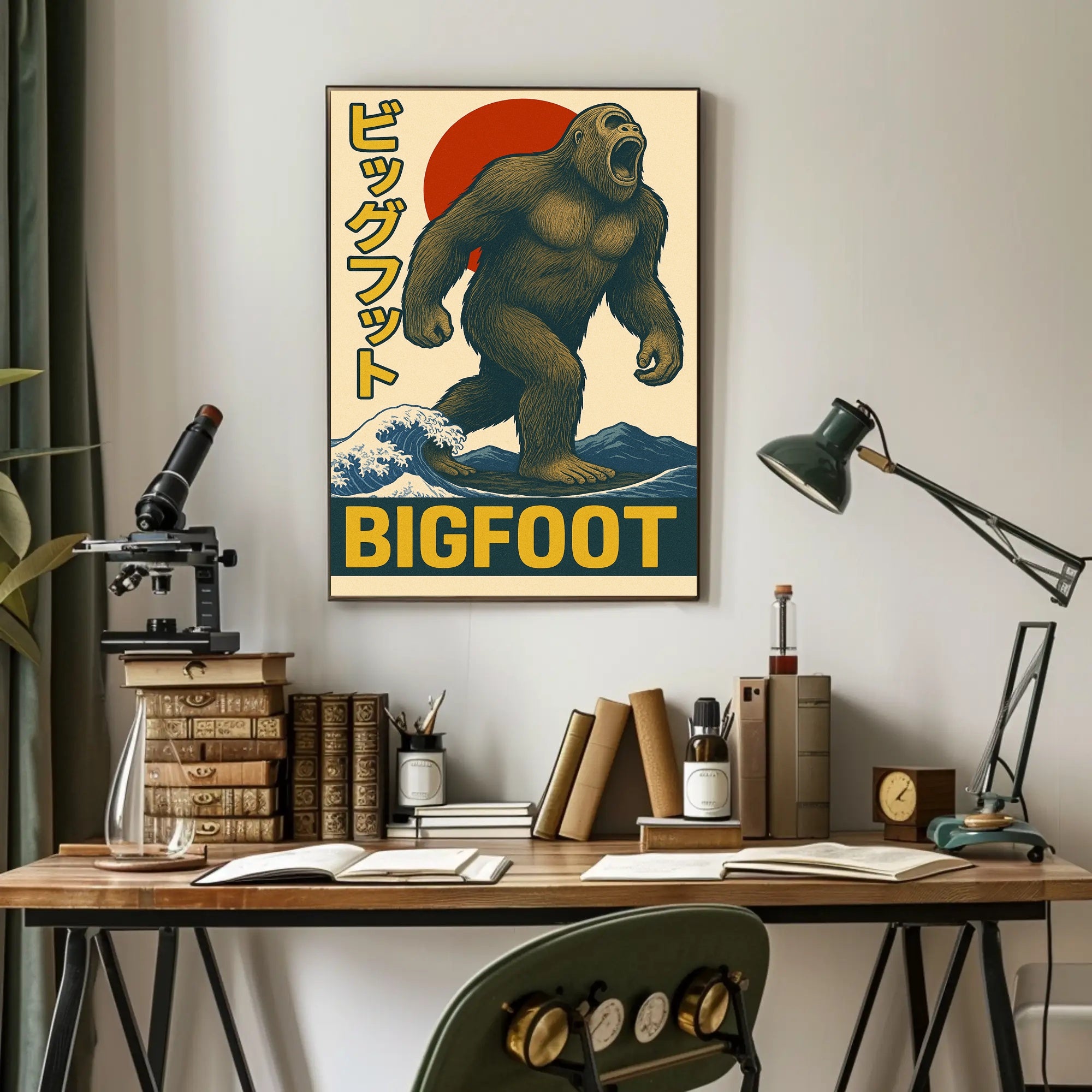 Bigfoot Sighted Poster PosterGoat