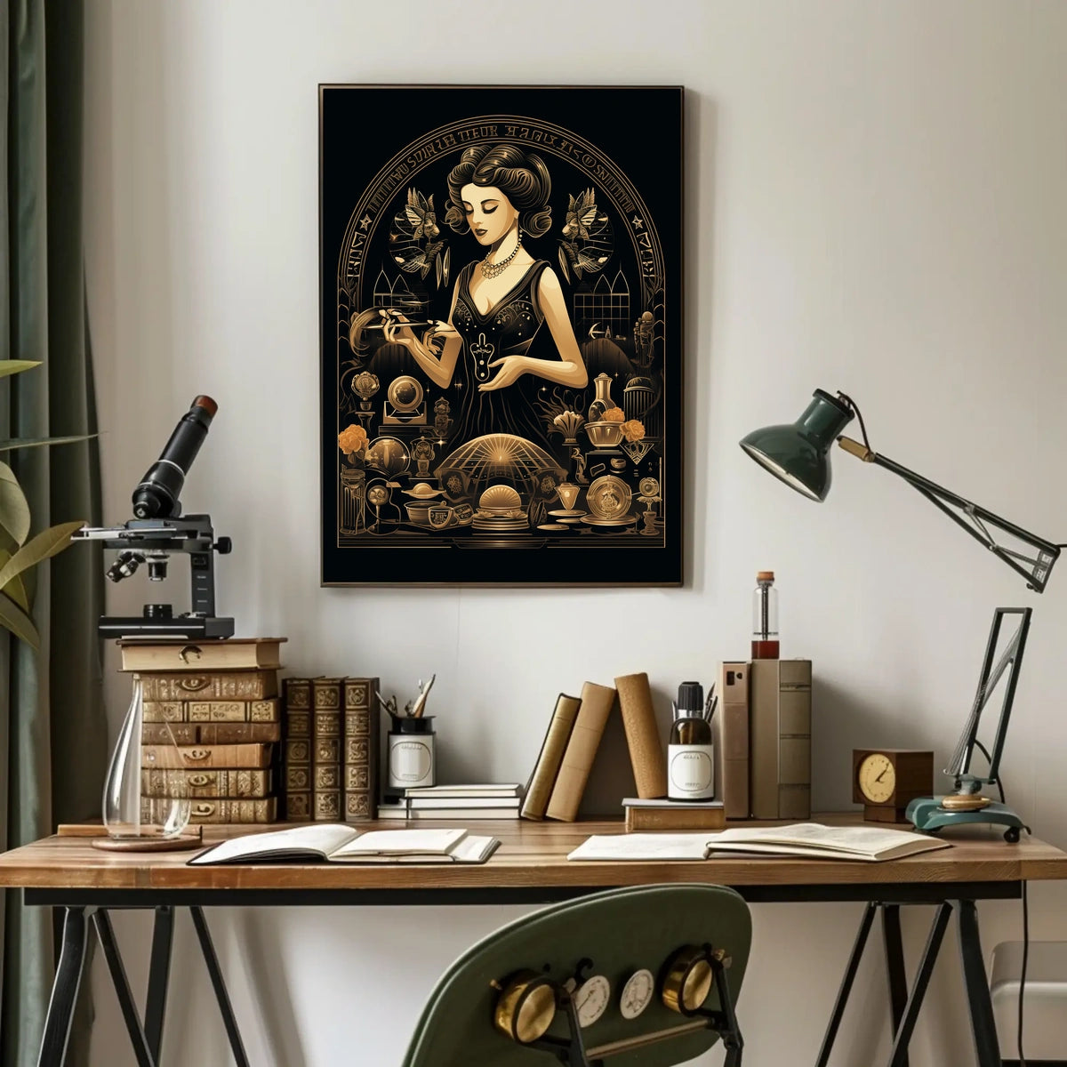 Enigmatic Elegance Poster