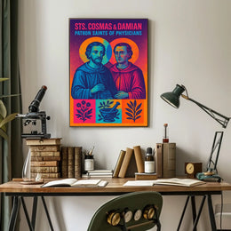 Sts. Cosmas Damian Patron Saints Of Poster