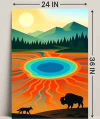 Yellowstone Wonders Poster PosterGoat