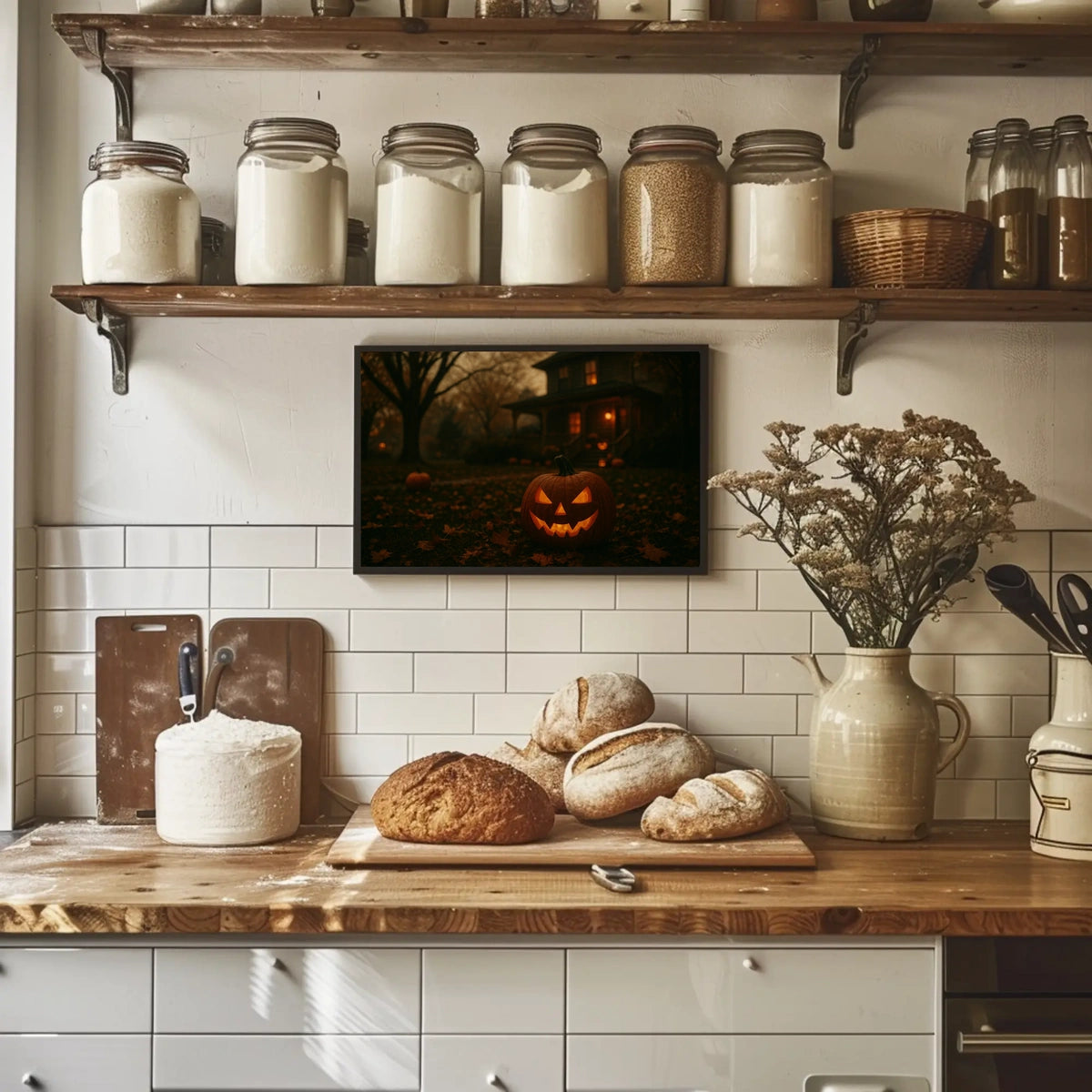 Moody Halloween Night Gothic Poster