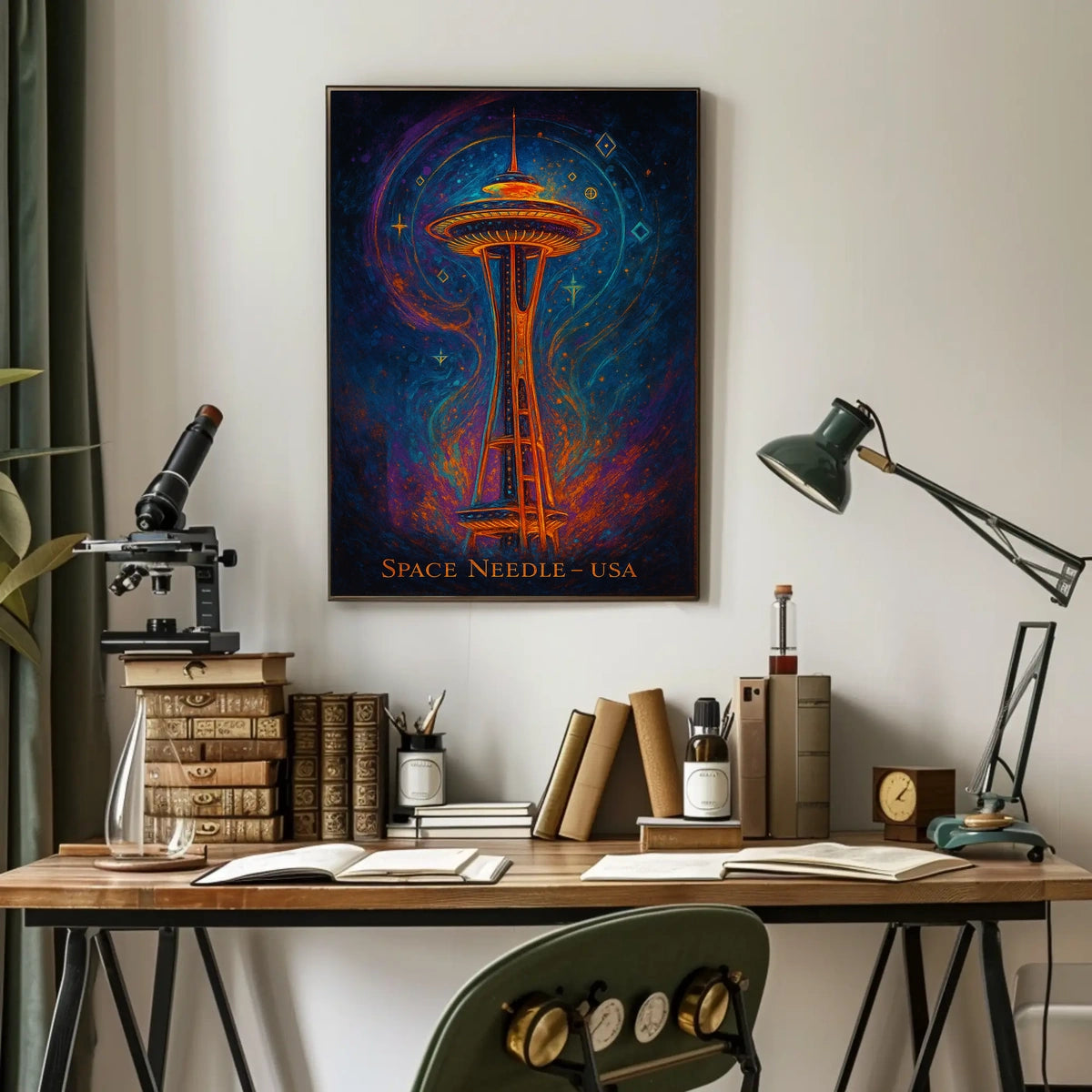 Space Needle USA Poster