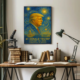 Donald Trump Visionary Through the Twilight Poster