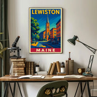 Lewiston, Maine Poster