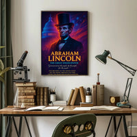 Abraham Lincoln Patriotic Historical or Presidential Poster PosterGoat