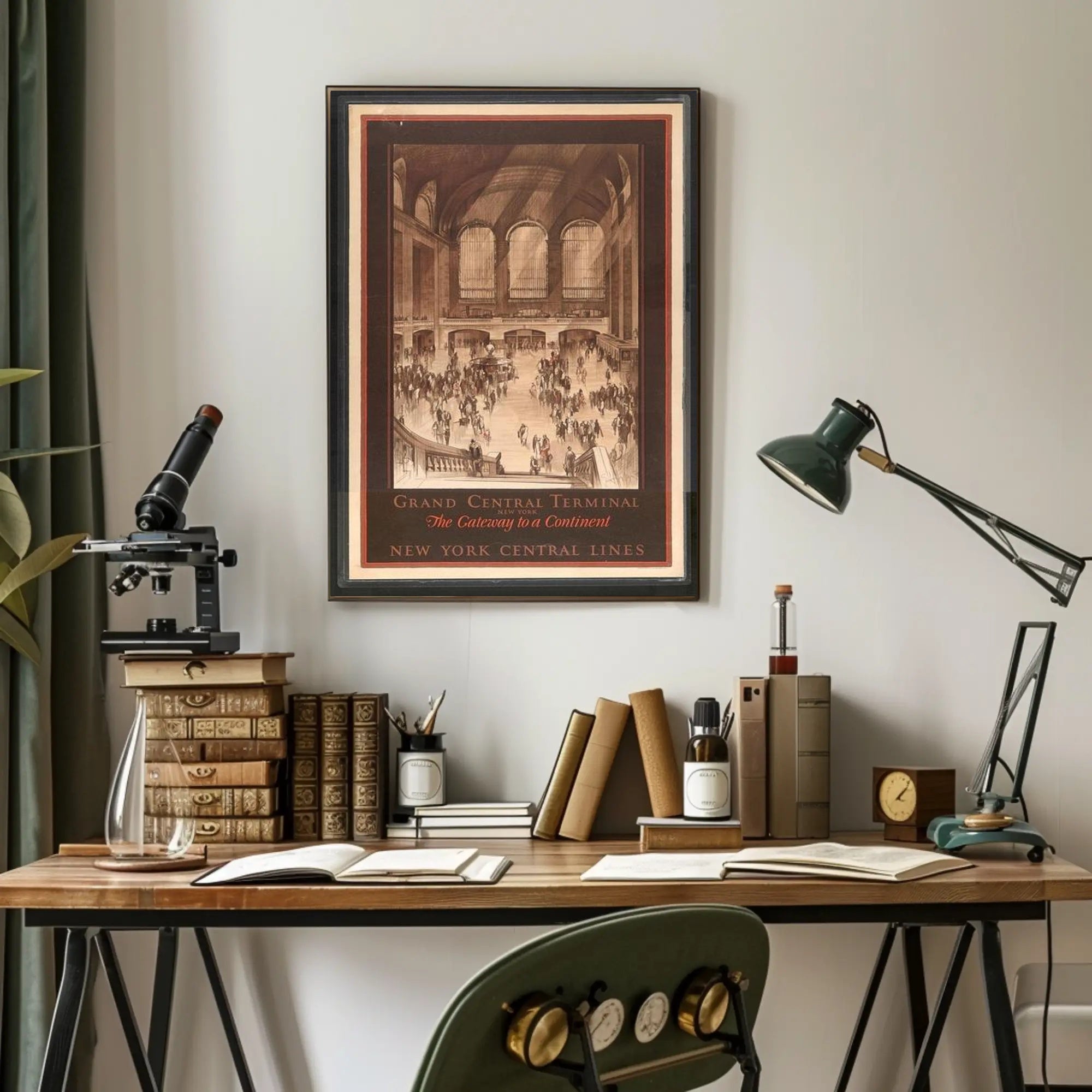 Grand Central Terminal: Gateway to a Continent Poster PosterGoat