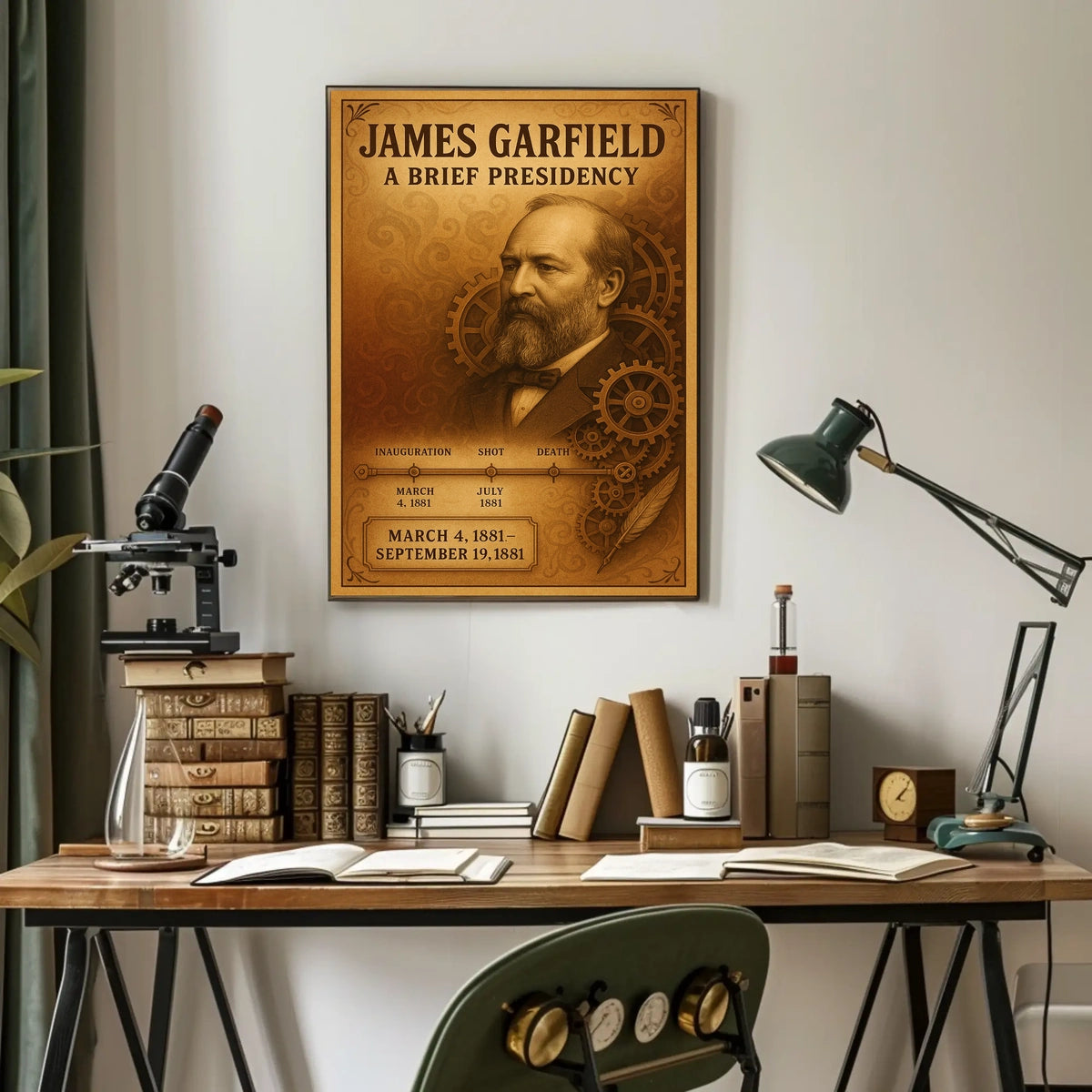 James Garfield A Brief Presidency Poster