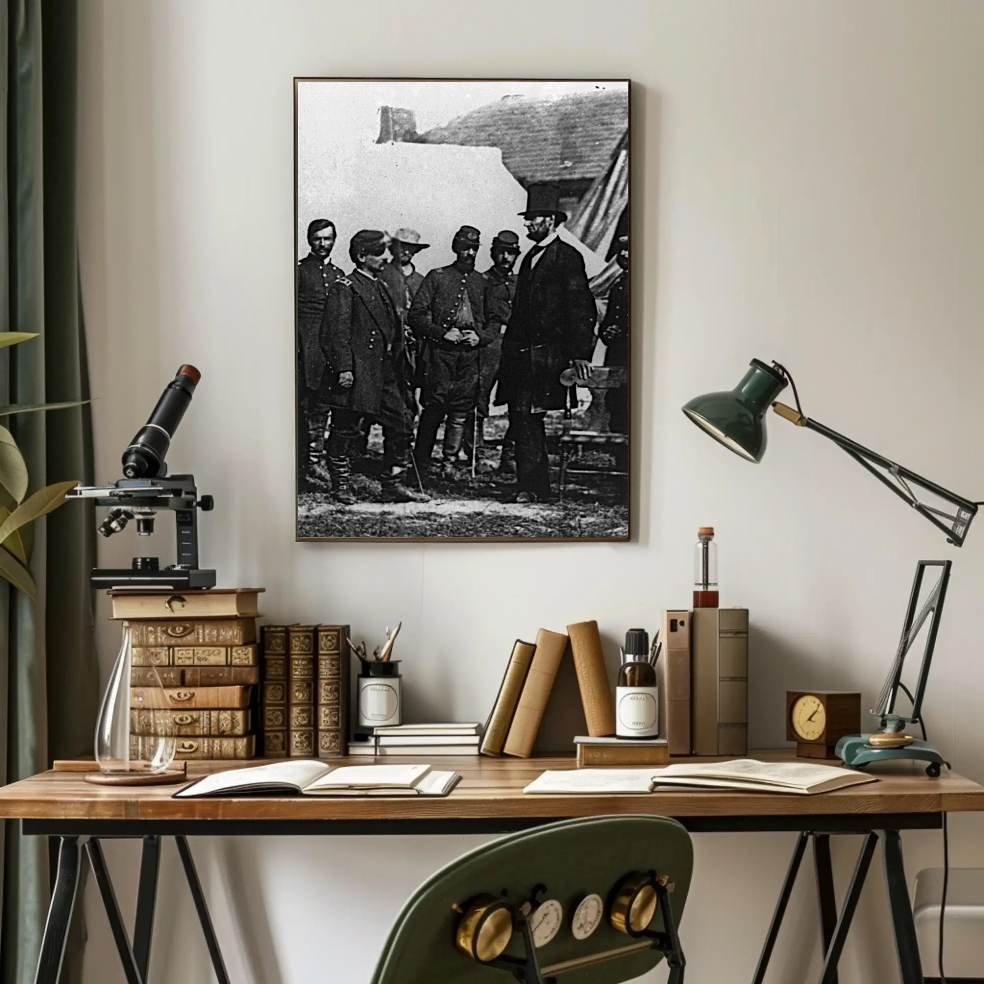 Lincoln & Johnson Union Banner 1864 Poster PosterGoat