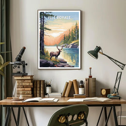 Isle Royale National Park Scenic Poster Print