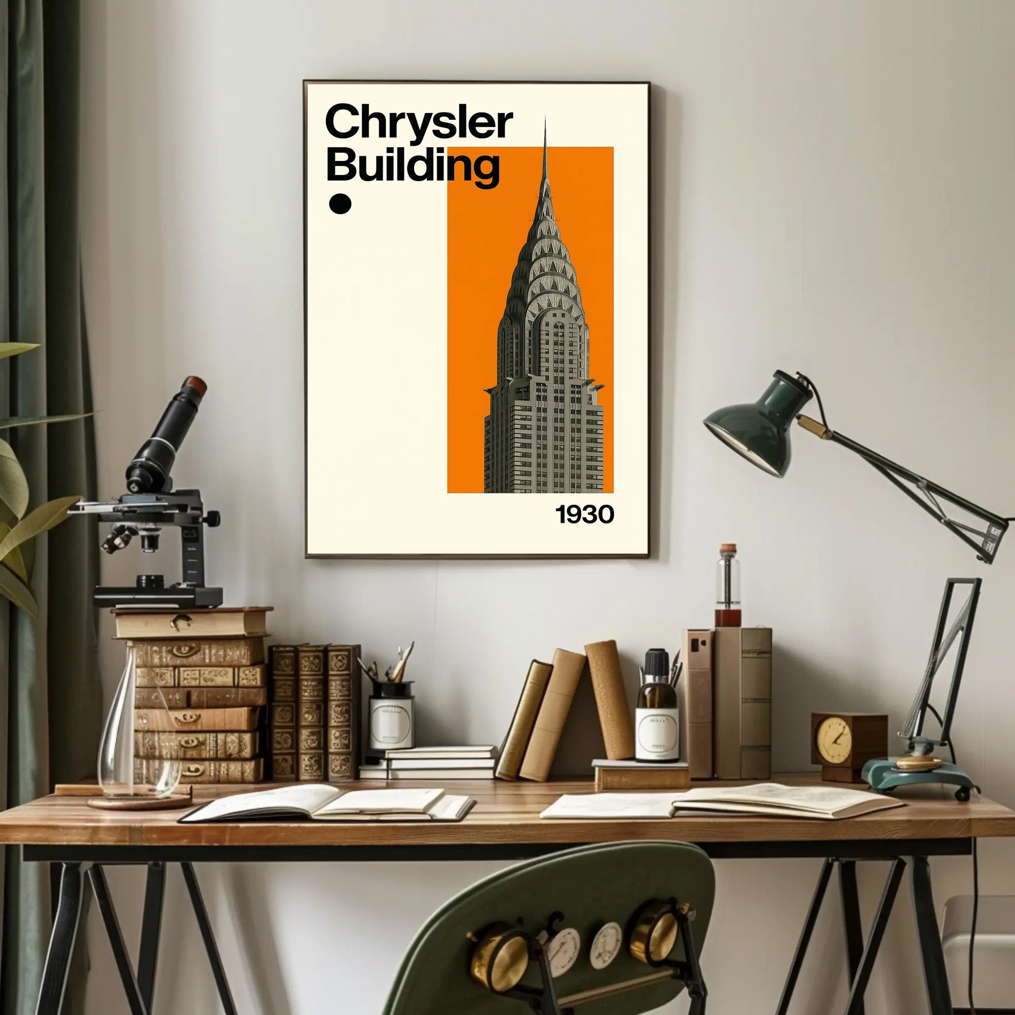 Chrysler Building Art Deco Skyscraper Poster - Cultural or Heritage Poster
