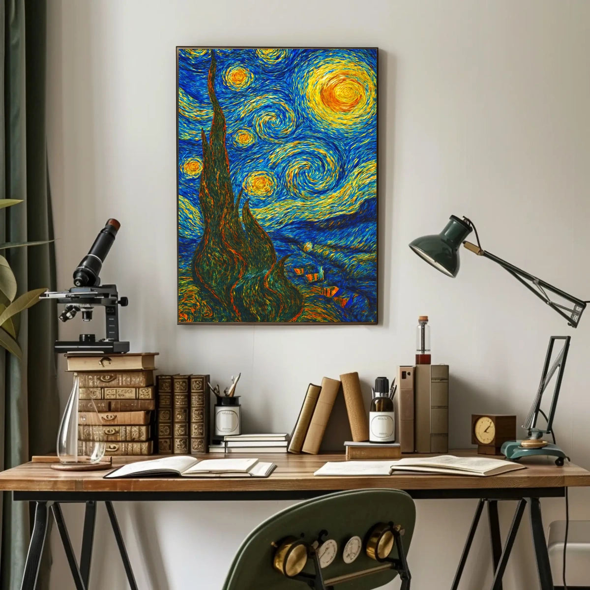 Starry Night Inspiration Poster