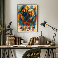 Saints Joachim And Anne Poster