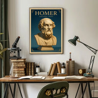 Homer Ancient Poet Poster