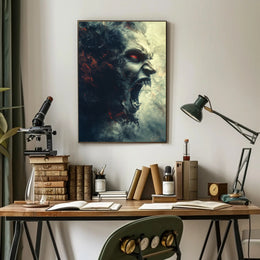 Fiery Fury Poster PosterGoat