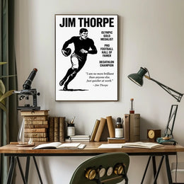 Celebrate Jim Thorpes Legacy with Our Exclusive Poster