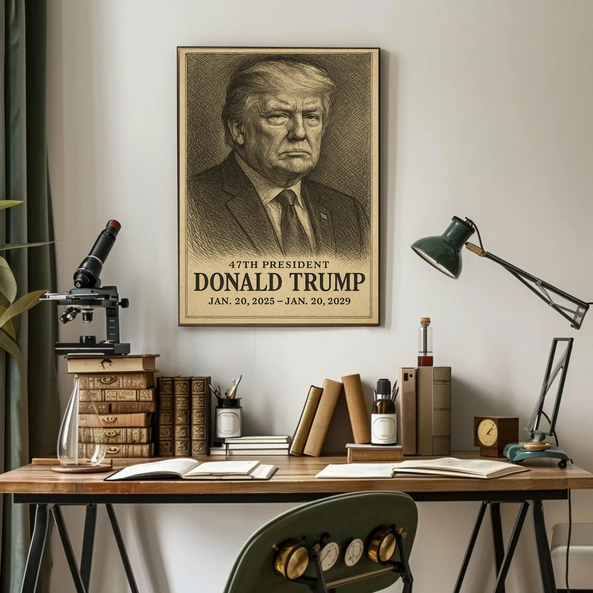 Portrait of Leadership: Historical or Presidential Poster