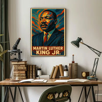 Martin Luther King Jr. A Visionary Poster