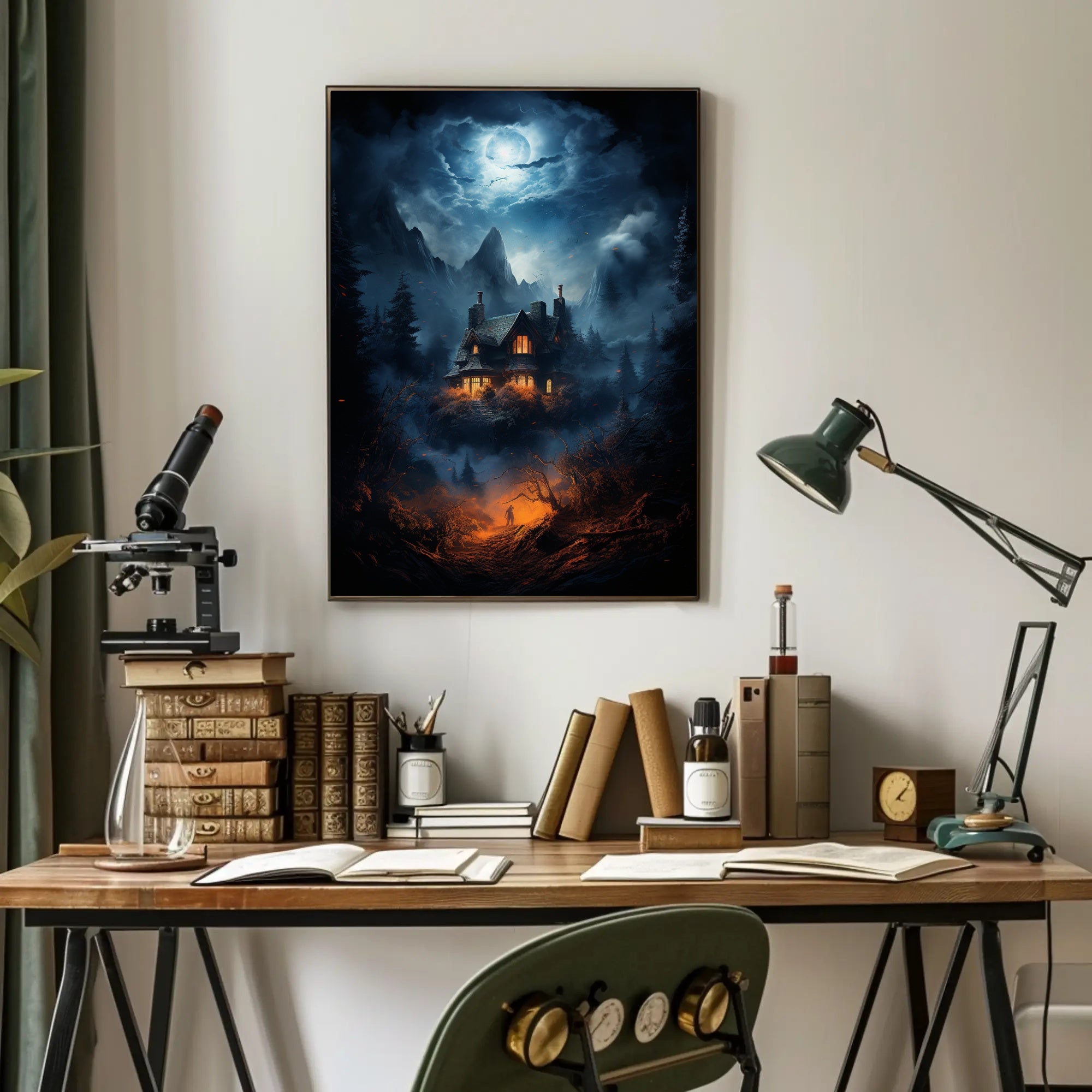 The Enchanted House In The Woods Poster