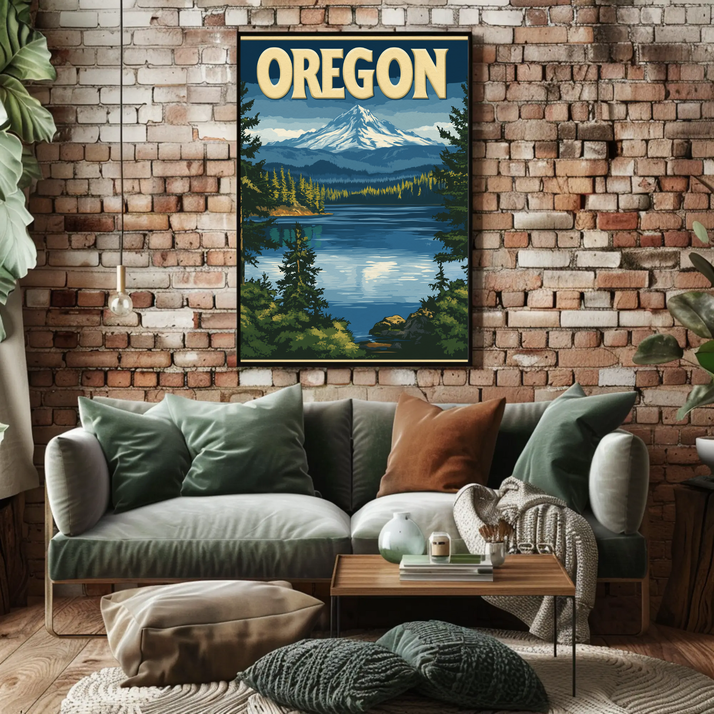 Oregon Vintage Poster