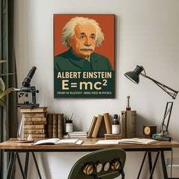 Albert Einstein Theory Of Relativity Poster