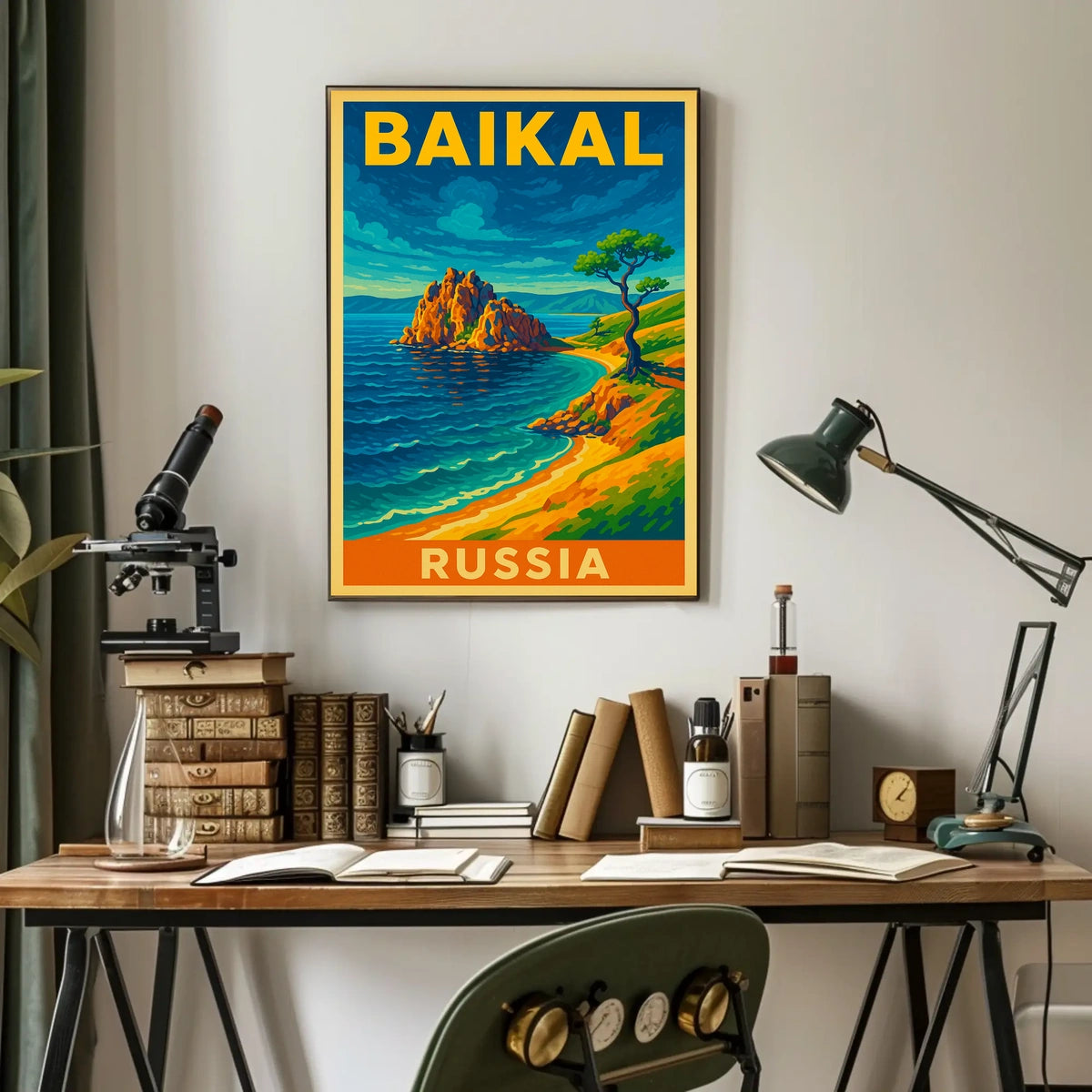 Baikal Russia Poster