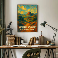 Abstract Windcave Park Poster Museum Wall Art For Home