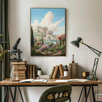 Ancient Elegance Neoclassical Art Cultural Heritage Poster