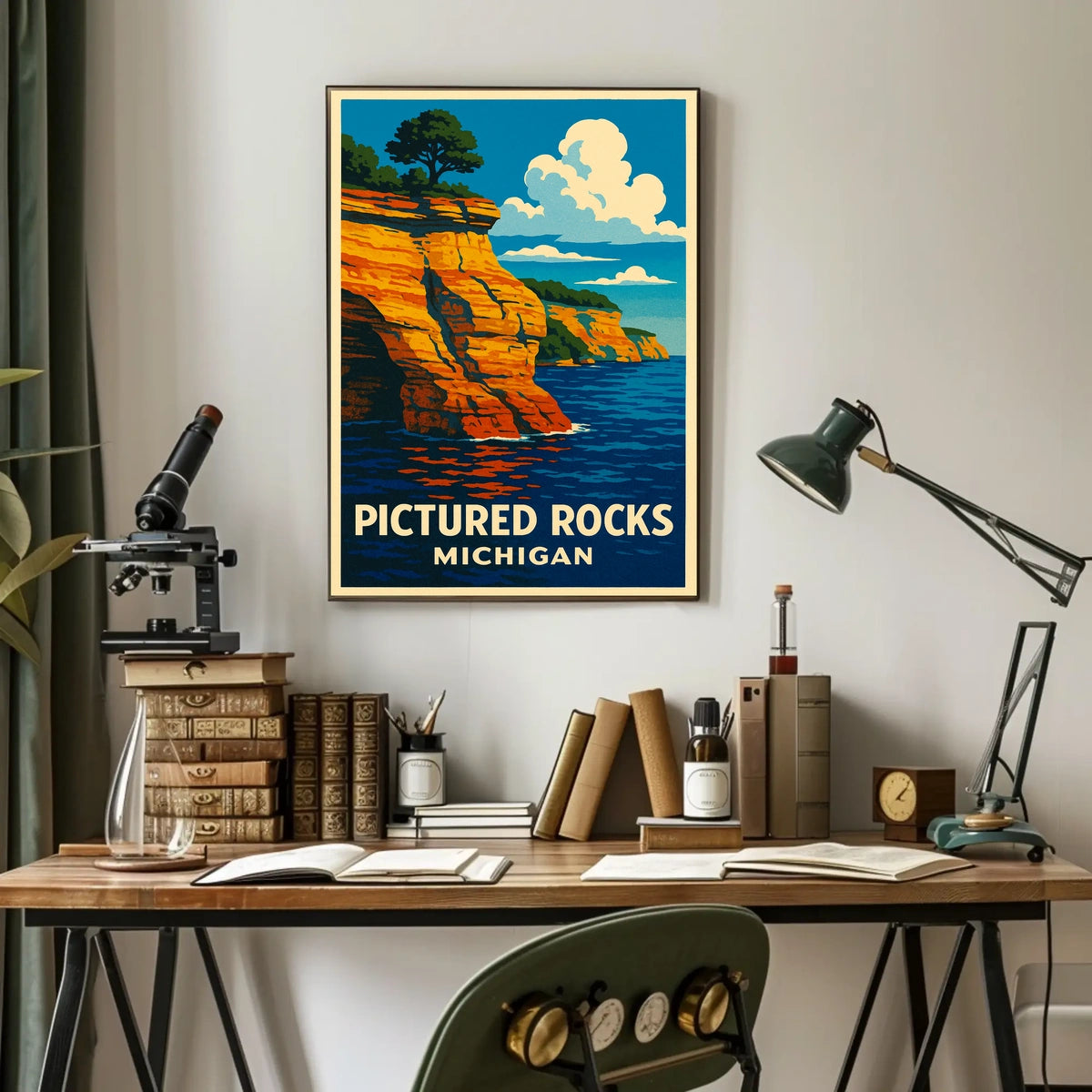 Pictured Rocks, Michigan Poster