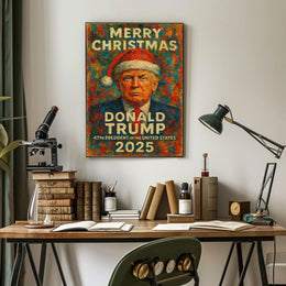 Donald Trump Festive Christmas Presidential Poster