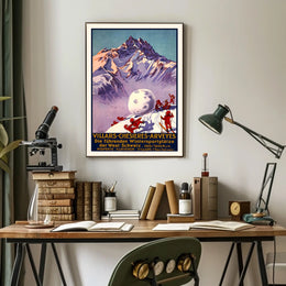 Villars-Chesières-Arveyes Winter Sports Poster