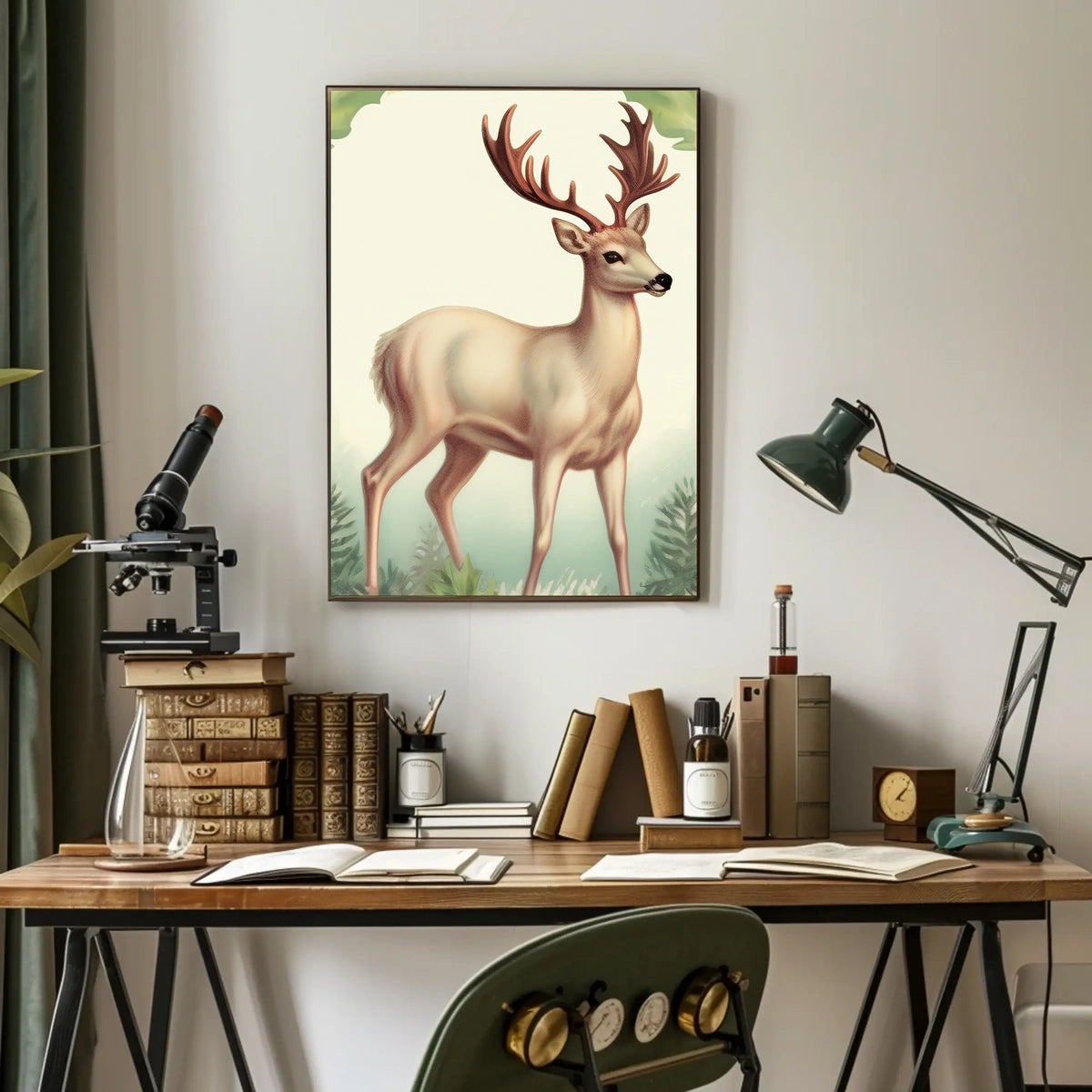 Majestic Deer In The Wild Poster