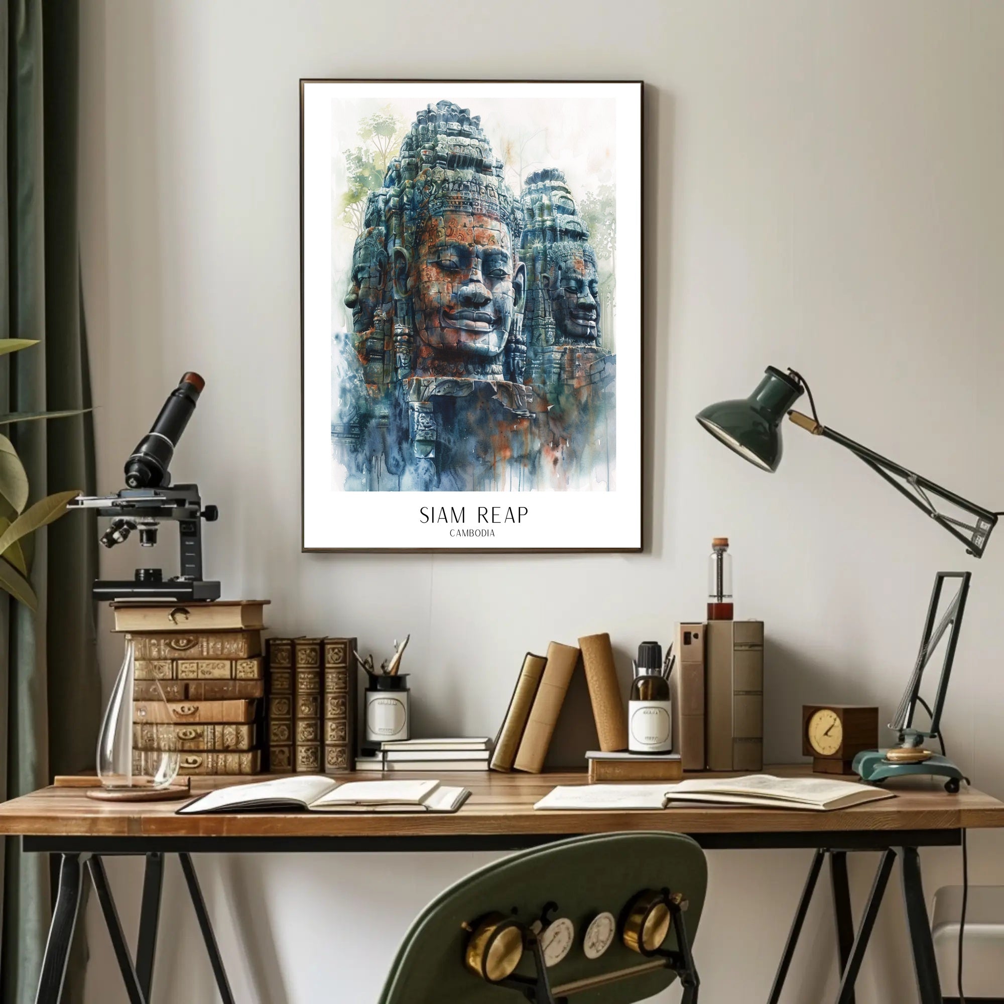 Enchanting Siem Reap Poster PosterGoat