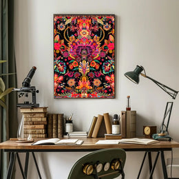 Abstract Art Poster: A Burst of Colorful Imagination