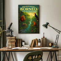 Breathtaking Borneo Poster