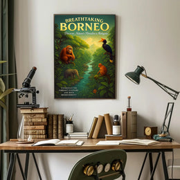 Breathtaking Borneo Poster