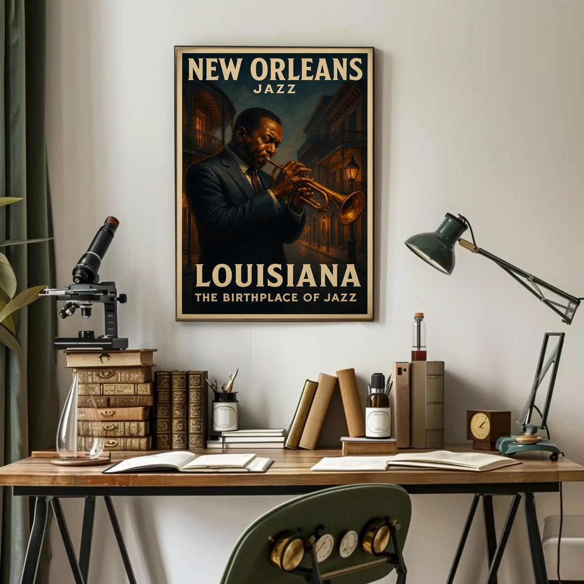 New Orleans The Birthplace Of Jazz Poster