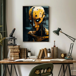 The Futuristic Sentinel Poster PosterGoat